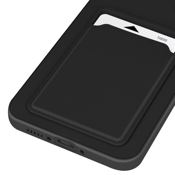 Coque för Samsung Galaxy A56 Kortfodral Flexibelt Spårfri Svart Svart
