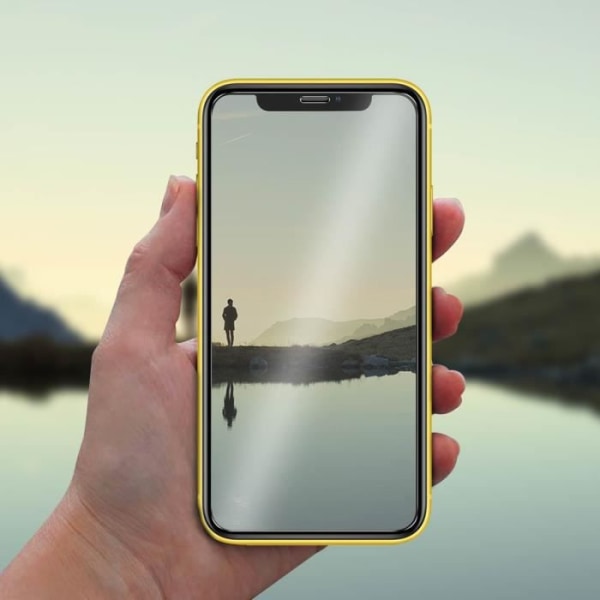 Film iPhone XR Anti-repor härdat glas från Beeyo - Transparent