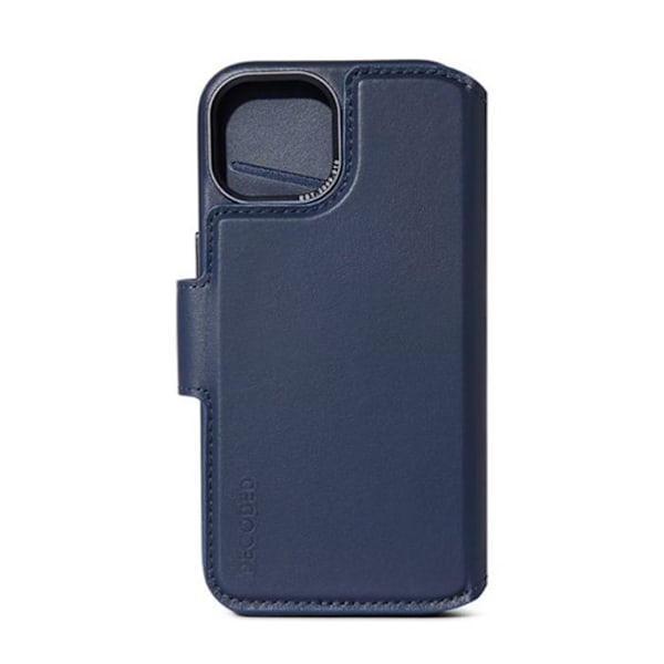 Étui Folio - Decoded - iPhone 15 Plus - MagSafe - Irrotettava Kuori - Laatikko sininen marinblå