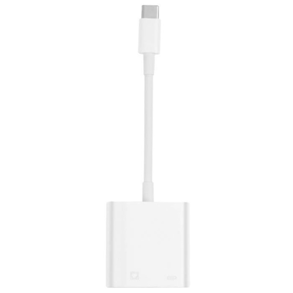 USB-C til Ethernet-adapter - AVIZAR - Samtidig opladning - Hurtig forbindelse - Hvid