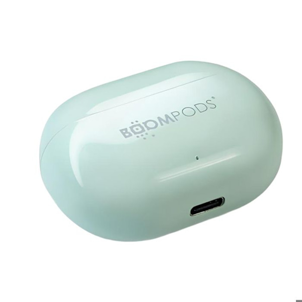 TWS-høretelefoner Bluetooth 5.3 Ekstra Bas Model EchoBuds Boompods Mintgrøn Mintgrön
