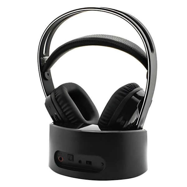 TV Headset Forstærker til Seniorer Komfortabel Lang batterilevetid Geemarc Sort Svart
