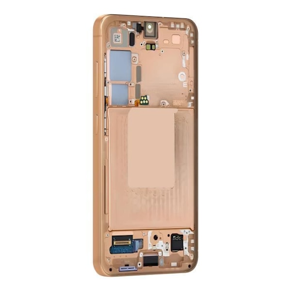Skærm til Samsung Galaxy S24 LCD + Touchglas + Original Samsung Ramme Orange Orange