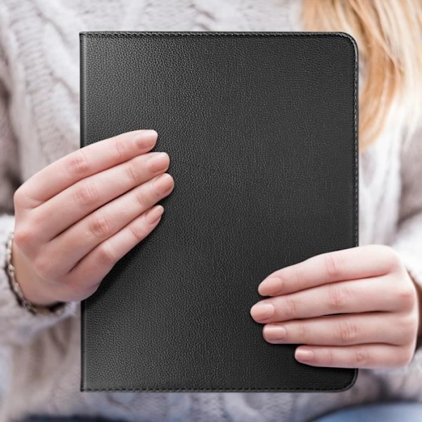 Fodral med flip för Samsung Galaxy Tab S3, 360-graders roterande stativ, svart Svart