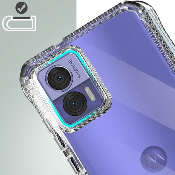 Itskins förstärkt fodral till Motorola Edge 30 Neo - Transparent - Anti-fall 2m Vit
