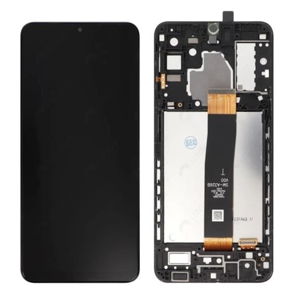 LCD-näyttö + kosketuslasi Samsung Galaxy A32 5G - Musta - Vaihto - 100% toimiva Svart