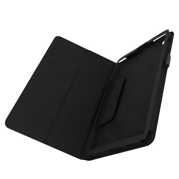 Husse - AVIZAR - Samsung Galaxy Tab A7 Lite - Ekologinen nahka musta - Kynäteline - Videotuki Svart