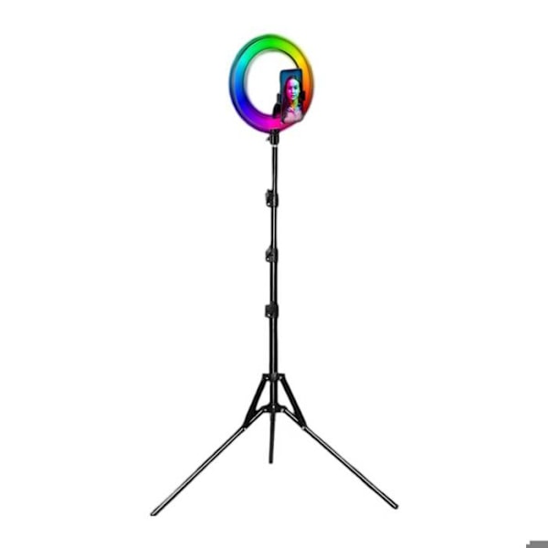 Kit Influence XL Lysring 26 cm med Tripod 1,6 m BigBen Connected Hvid