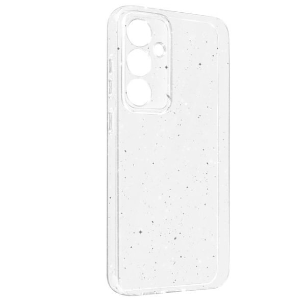 Coque - AVIZAR - Samsung Galaxy S24 FE - Silikon Glittrande - Kameraskydd - Transparent Transparent