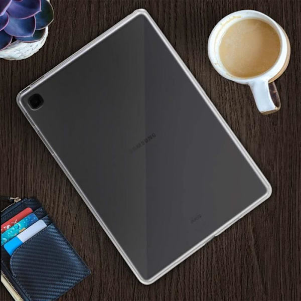 Coque - AVIZAR - Galaxy Tab S6 Lite - Silikon Gel Fleksibel - Ultra Tynn - Transparent Hvit Vit