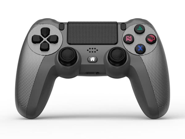 Spilkonsol - AVIZAR - Kompatibel med PS4 - Trådløs - Sort - Touchpad Svart