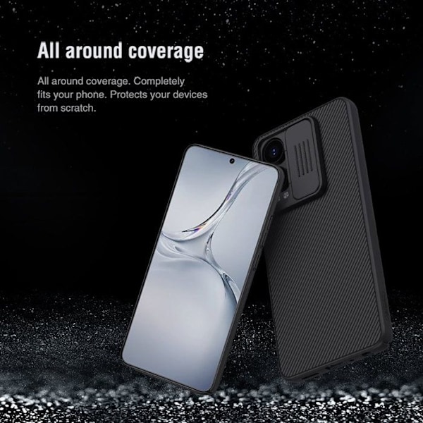 Cover til OnePlus Nord CE4 Lite med Kamera Dæksel Model CamShield Nillkin Sort Svart