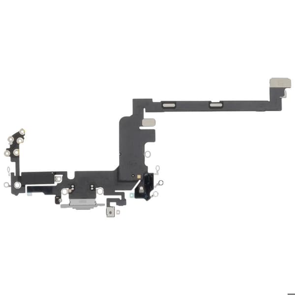 USB-C-latausliitin iPhone 17 Pro:lle sisäänrakennetulla mikrofonilla, hopea Grå