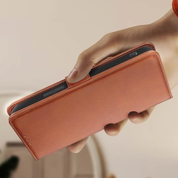 Nokia XR21 Wallet Case Ruskea Suojakuori