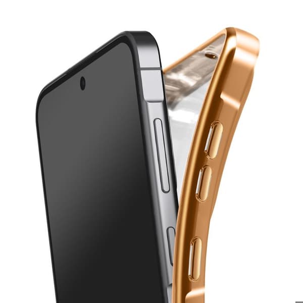 MagSafe-skal - AVIZAR - Galaxy A56 - Kromguld - Elegant skydd - Semi-styv Gul