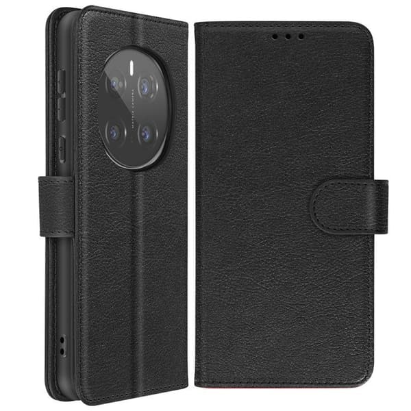 Honor Magic 7 Pro - AVIZAR - Chesterfield - Musta - Lompakko - Videotuki Svart