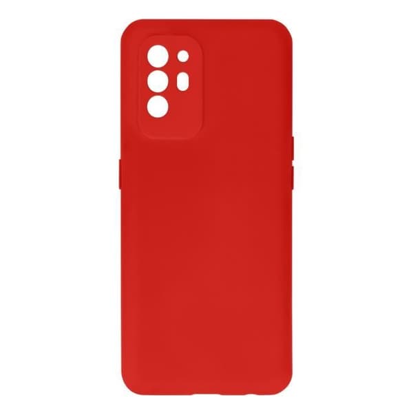 Skyddsfodral - Oppo - A94 5G - Halvstyv silikon - Röd - Soft Touch Röd
