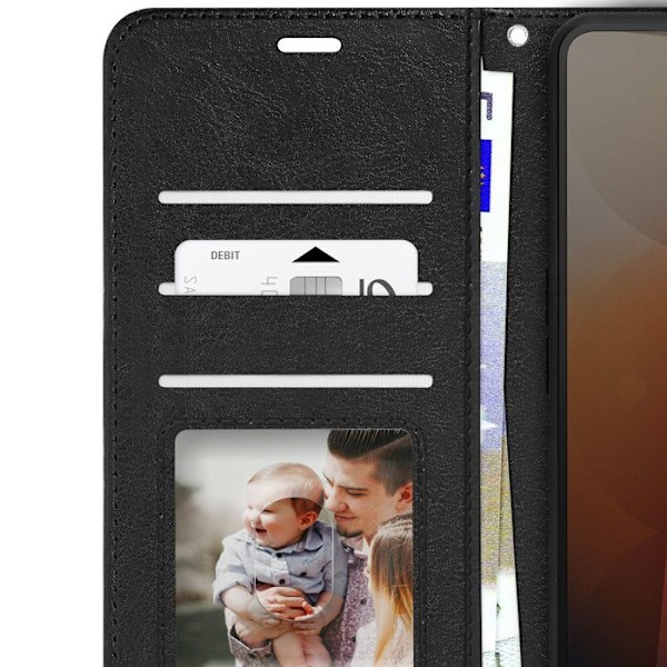 Nothing Phone 3a Vintage Klipsipidike Lompakko Mayaxess Musta Svart
