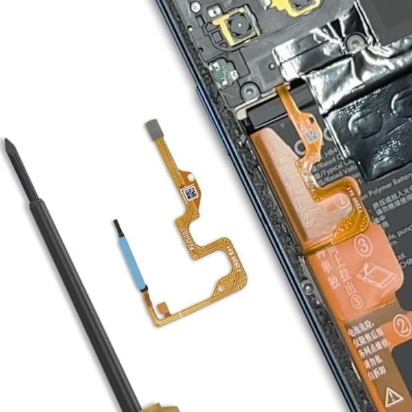Sormenjälkien lukija Honor 70 Lite ja X8 5G Sininen Blå