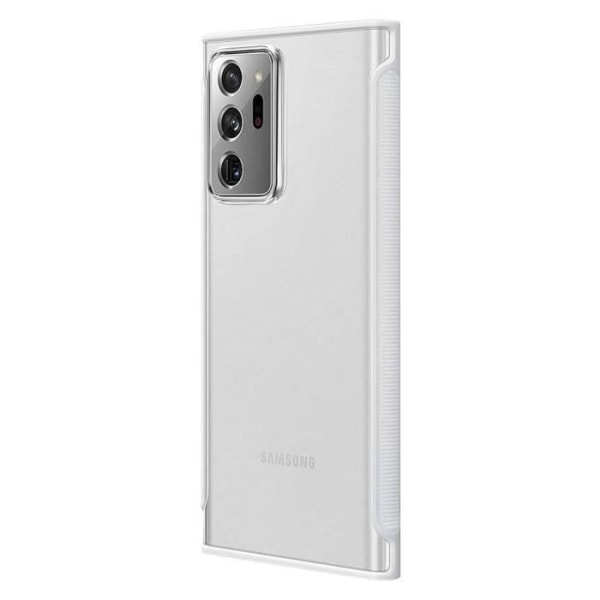 Fodral Galaxy Note 20 Ultra Förstärkta Kanter Klart skydd Original Outline Silver Grey