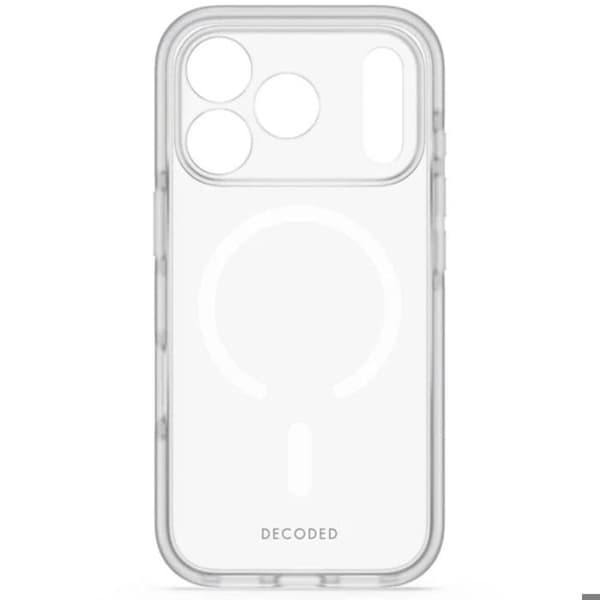 MagSafe-cover til iPhone 18 Pro Serie DropTec Forstærket Decoded Hvid Vit
