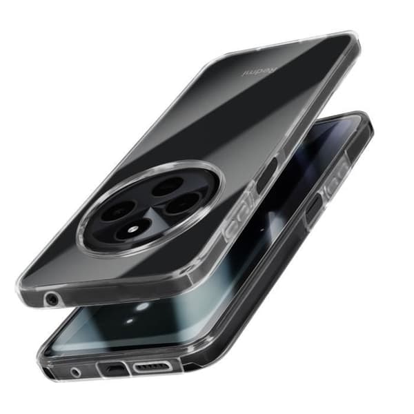 Coque Intégrale - Xiaomi - Redmi 14C - Fuld Beskyttelse - Transparent - Forbedret Greb Transparent