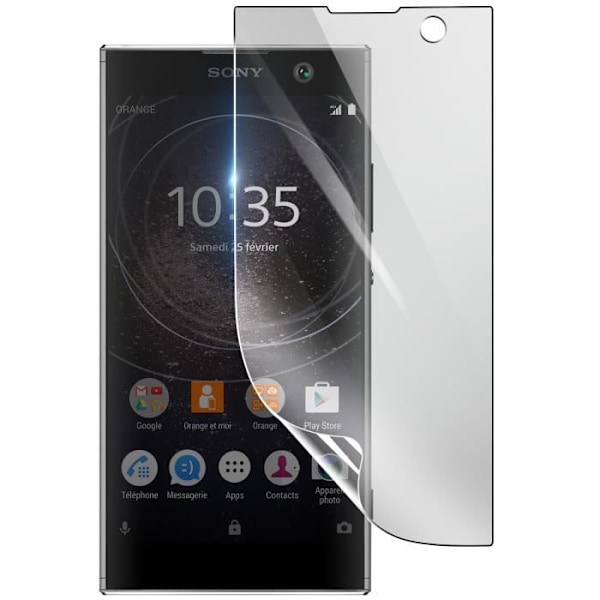 Näytönsuoja - 3MK - Sony Xperia XA2 - Iskunkestävä Hydrogeeli - Naarmuuntumaton - Läpinäkyvä Transparent