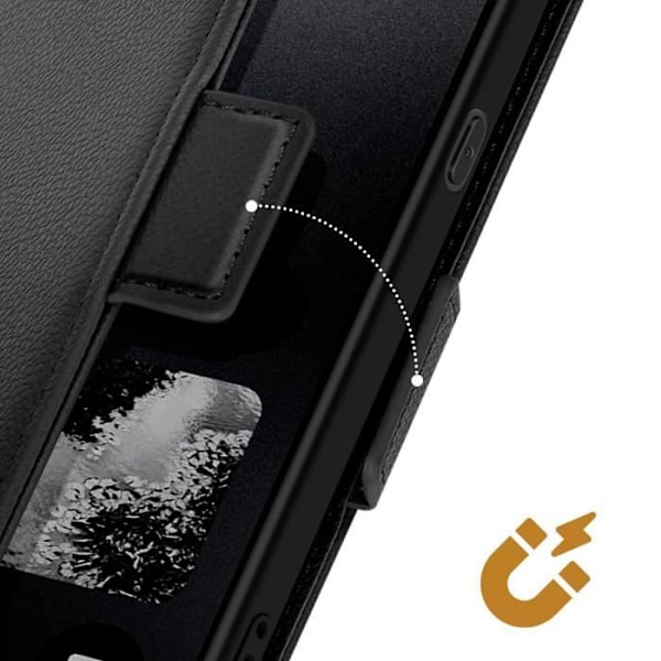Sleeve för Nothing CMF Phone 1 Med Rem Klapp Stöd Plånbok Svart Svart