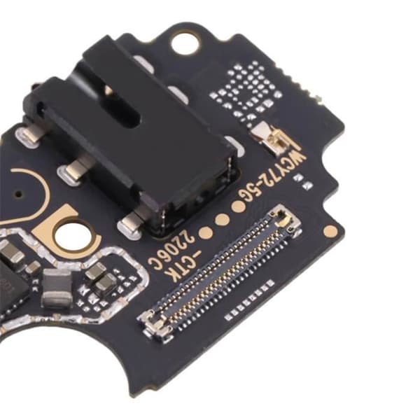 Laderconnector - Vivo - Y72 - USB-C - Mikro - Jackstik - Sort