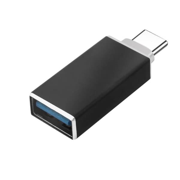 Sovitin - AVIZAR - USB-C - Nopea tiedonsiirto - Musta
