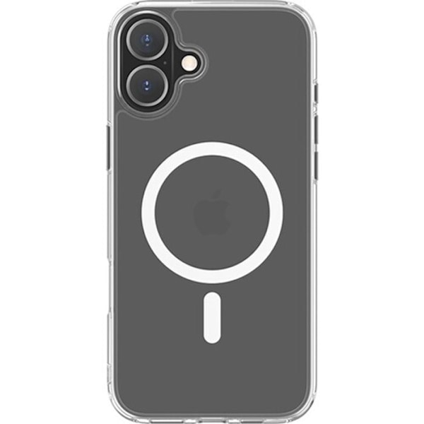 BigBen Connected MagSafe-kompatibelt hybridfodral för iPhone 16 Klart Transparent