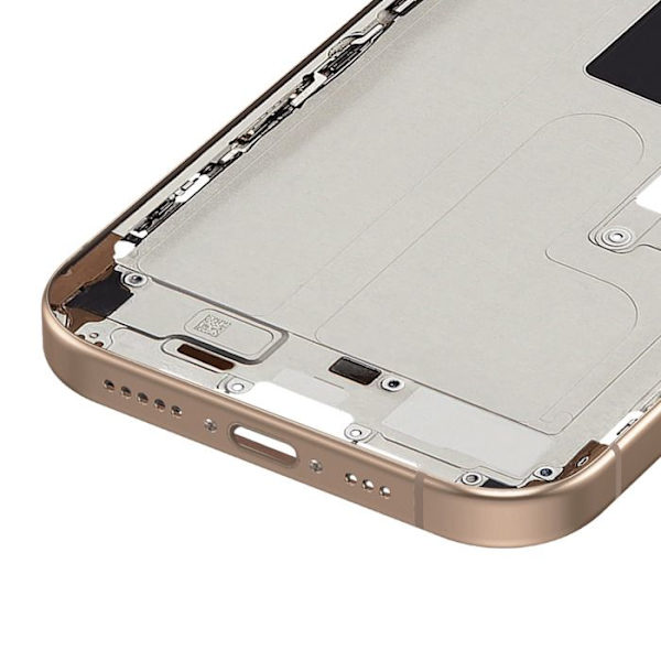 Ersättningscentralchassi för iPhone 16 Pro Max Guld Gul