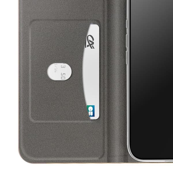 Fodral för iPhone 17 Pro Serie Sensitive med Stödfunktion i Guldtyg Gul