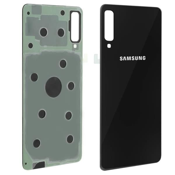 Battericover til Samsung Galaxy A7 2018 erstatningsbagcover - sort