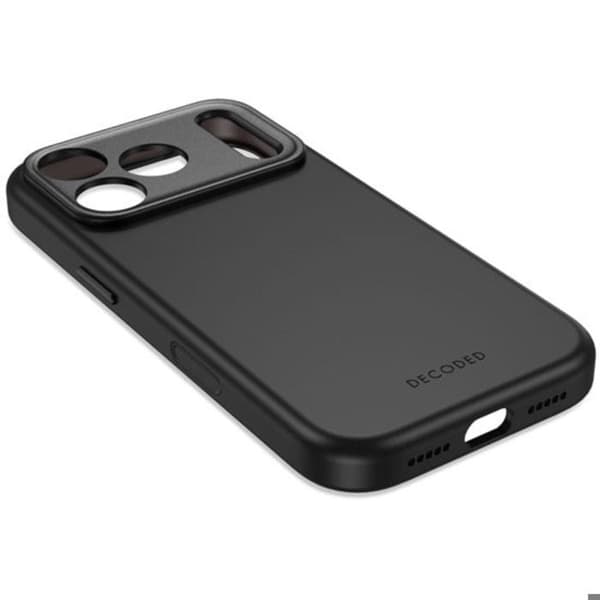 MagSafe-cover til iPhone 17 Pro / 18 Pro i antimikrobielt silikone, Decoded Sort Svart