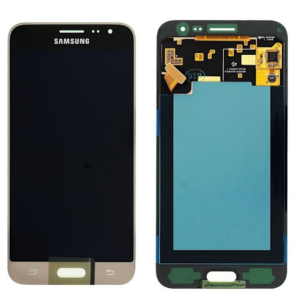 Galaxy J3 LCD-skärm Touch Screen Original Samsung Gold Golden Screen Block