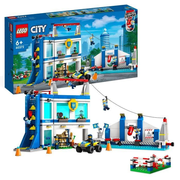 LEGO® City 60372 polititræningscenter, med hestefigur, legetøjsbil Vit