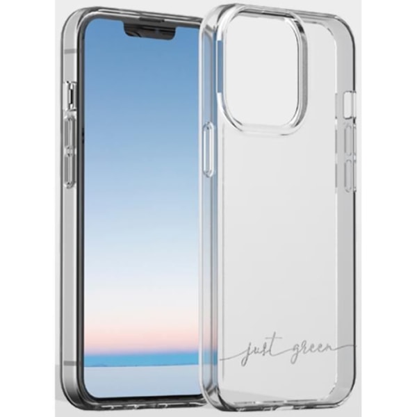 Coque - Just Green - iPhone 13 Pro - Återvinningsbar - Transparent - Mjuk Transparent