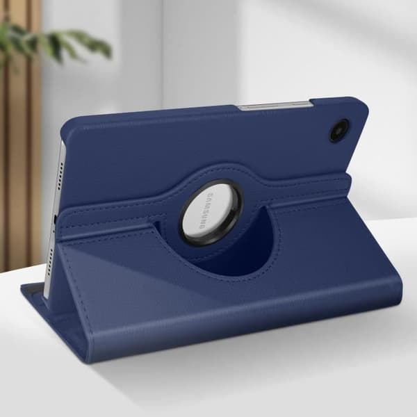 Folio etui til Samsung Galaxy Tab A9 - AVIZAR - 360° rotation - Midnatsblå Blå