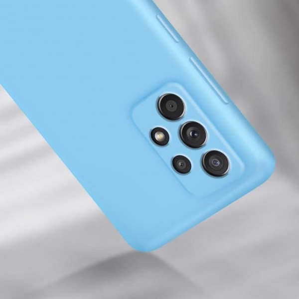 Beskyttelsescover - Samsung - Galaxy A72 - Silikonecover - Blå - Anti-fingeraftryk Blå