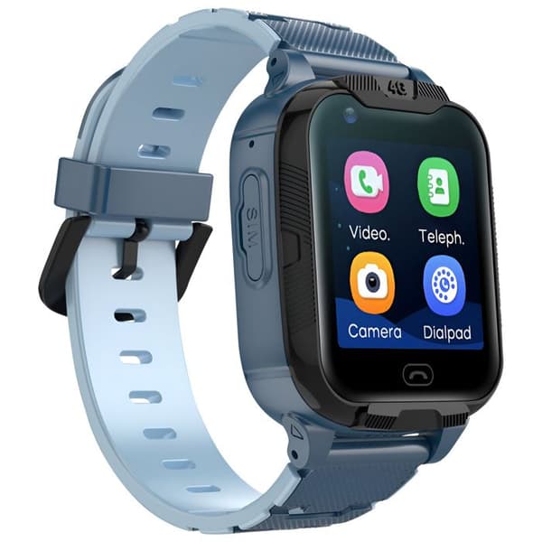 Smartwatch - MAXLIFE - Maxlife - GPS - Videoopkald - Nødknap - Blå Blå