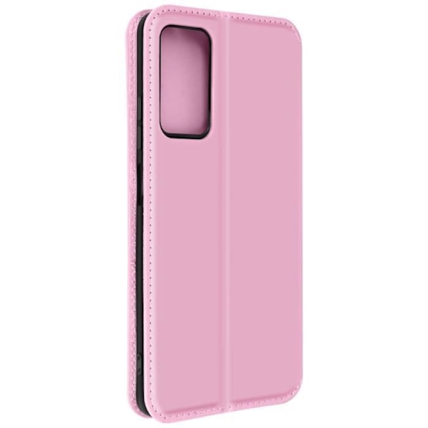 AVIZAR Folio Case Xiaomi Redmi Note 11 Pro 5G:lle - Kaksinkertainen sisätasku - Tukivideo - Vaaleanpunainen Rosa