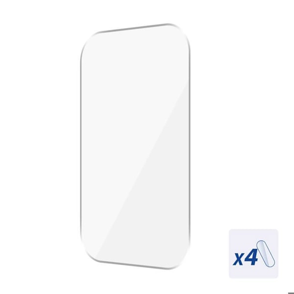 Suojakalvo - 3Mk - Vivo X51 5G - 4 kpl - Taivutettava lasi - Iskunkestävä Klar vit