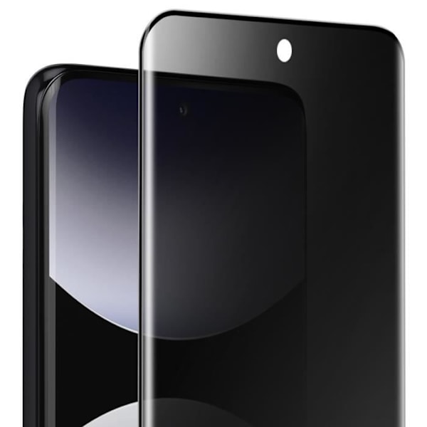 Hærdet Glas til Xiaomi Redmi Note 14 Pro og Pro Plus Anti-spion iMak Sort Svart