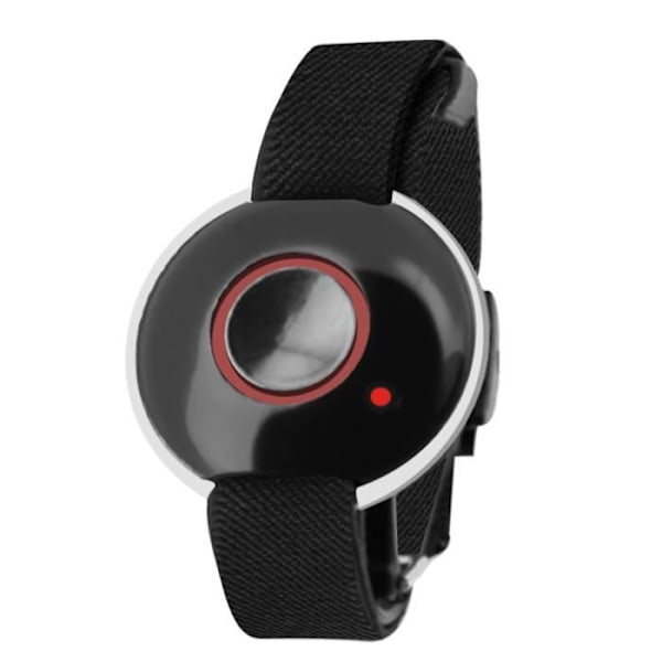 Senior trådansluten telefon med stora knappar och foto minne SOS armband Geemarc vit Vit