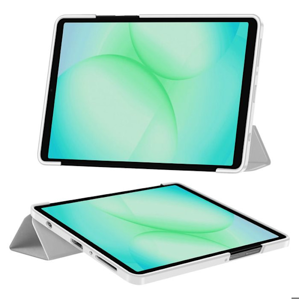 Klapskede til Galaxy Tab A11 med Multi-vinkel Støtte og Auto-Vågn Tech Protect Grå Grå