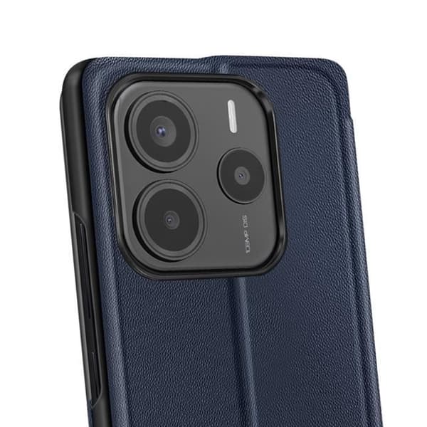 Smartphone-etui - Xiaomi - Redmi Note 14 5G - Stødabsorberende - Videounderstøttelse - Mørkeblå Blå