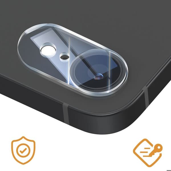 Skydd för kameramål för iPhone 17e Ultra-resistent transparent