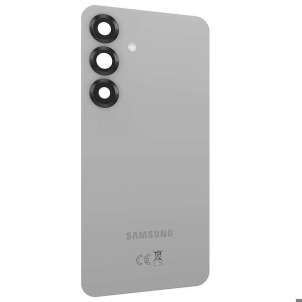 Batteri Cache - SAMSUNG - Galaxy S25 - Sølv - Forudpåført Klæbende - Integreret Optisk Blok Grå