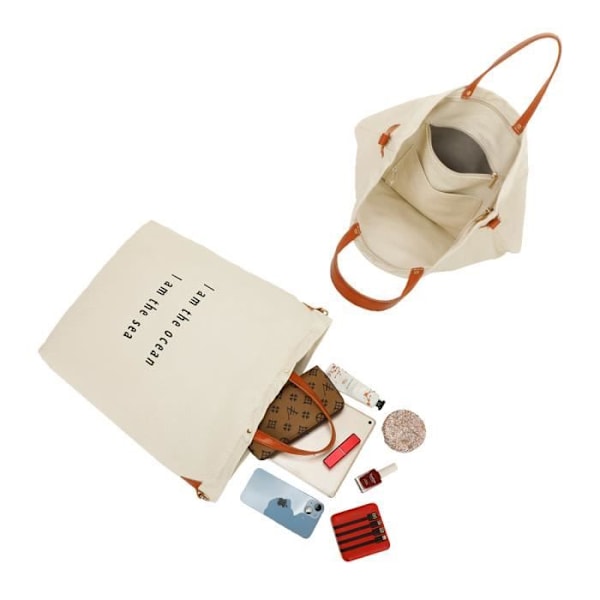 Saddle Bag Seabag i Jean Gallantry Beige - GALLANTRY - Saddle Bag - Beige - Glat - Skulderrem Beige